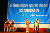Chương trình tuyên truyền phòng, chống tác hại của ma túy của Nhà hát tuồng Việt Nam tại Êv88 chào đón năm mới 2026